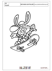 Kaykay boyama sayfaları